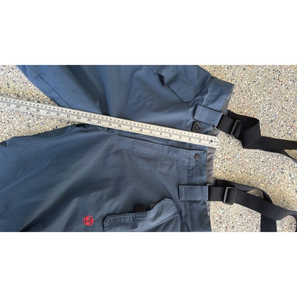 Turbine Boys kids Insulated blue Snow Bib Pants Size L for Skiing/Snowboarding - Picture 9 of 11